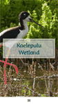 Mobile Screenshot of kaelepuluwetland.com